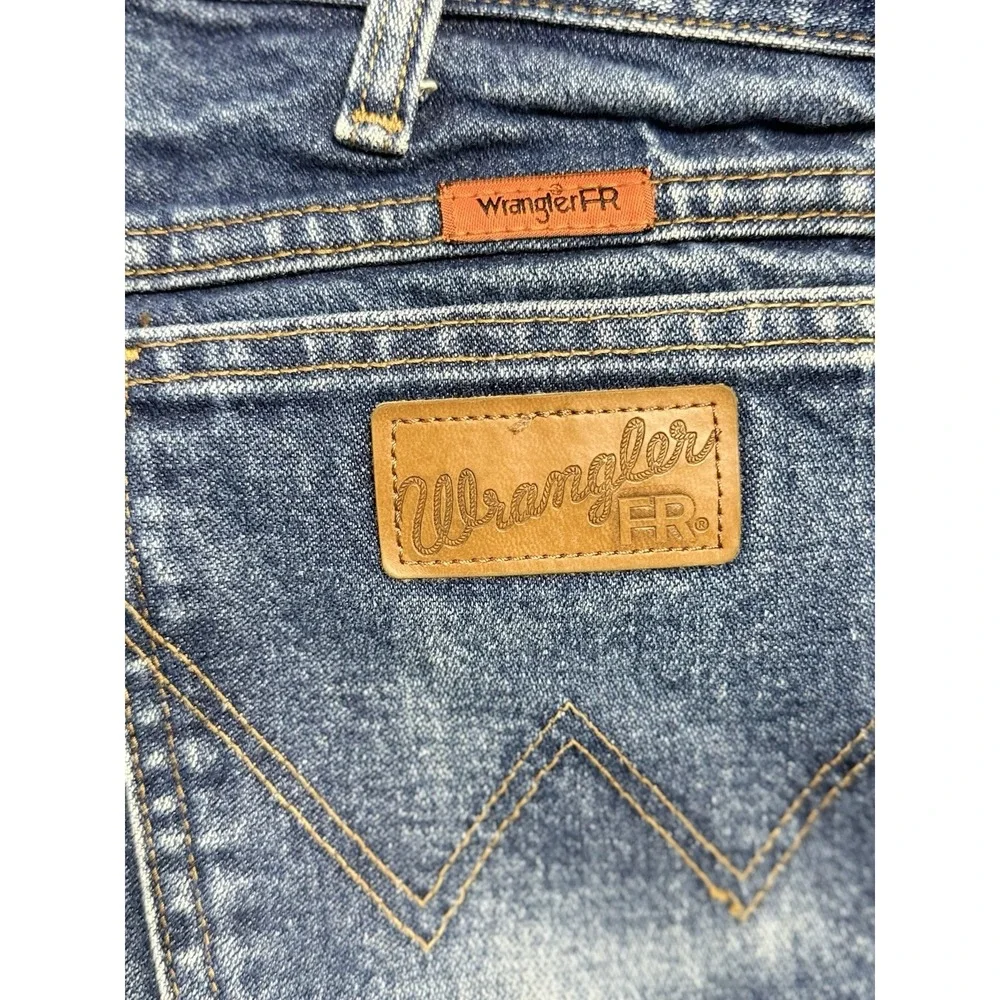 Wrangler FR Jeans Men's 38x30 Blue Denim Flame Resistant Original Fit FR13MWZ